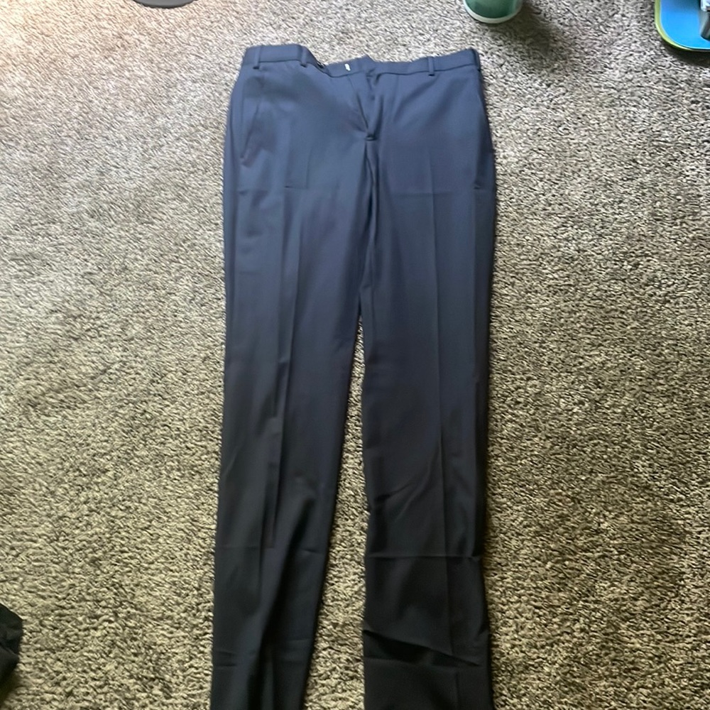 ARMANI COLLEZIONI PIN STRIPE DRESS PANTS